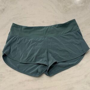Lululemon Athletica Teal Athletic Shorts